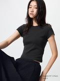 UNIQLO Women's Mini T-Shirt - 09 BLACK