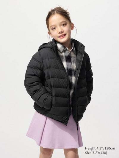 UNIQLO Kids' PUFFERTECH Washable Parka - 09 BLACK