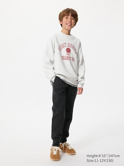 UNIQLO Kids' DRY Sweat Joggers - 09 BLACK