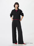 UNIQLO Women's Wide Sweat Trousers - 09 BLACK