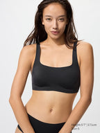 UNIQLO Women's Wireless Bra (Relax) - 09 BLACK