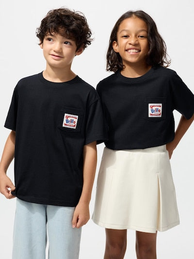 UNIQLO Kids' NY Pop Art UT Graphic T-Shirt (Andy Warhol) - 09 BLACK