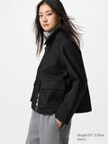 UNIQLO Women's Utility Short Jacket - 09 BLACK