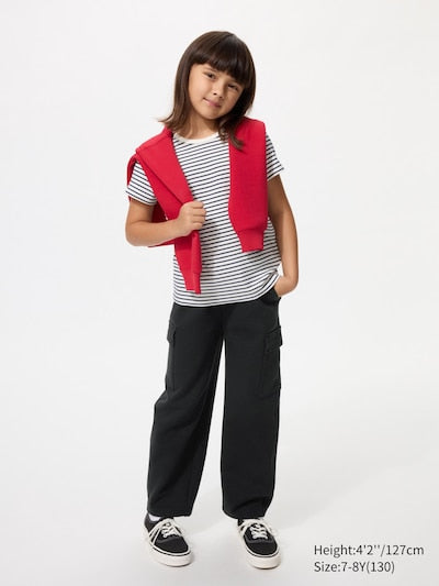 UNIQLO Kids' DRY Joggers (Cargo) - 09 BLACK