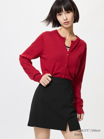 UNIQLO Women's Slit Skort - 09 BLACK
