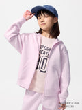 UNIQLO Kids' DRY Sweat Full-Zip Hoodie - 10 PINK
