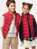 UNIQLO Kids' PUFFERTECH Washable Vest - 16 RED