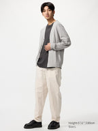UNIQLO Men's Linen Blend Relaxed Trousers - 30 NATURAL