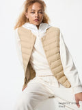 UNIQLO Women's PUFFERTECH Compact Vest - 31 BEIGE