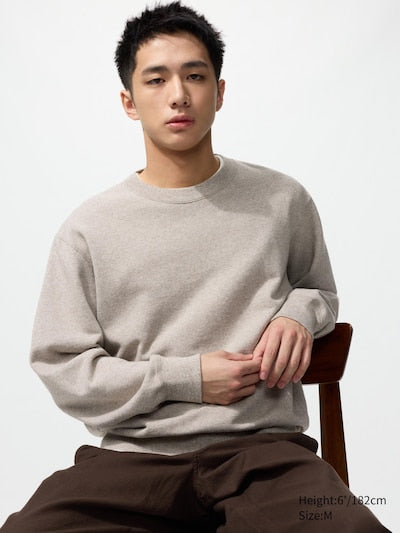UNIQLO Unisex Sweatshirt - 31 BEIGE