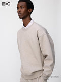 UNIQLO Unisex Oversized Sweatshirt - 31 BEIGE