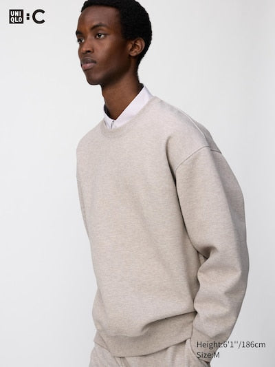 UNIQLO Unisex Oversized Sweatshirt - 31 BEIGE