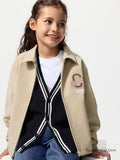 UNIQLO Kids' Jersey Work Jacket - 31 BEIGE