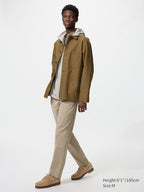 UNIQLO Men's Ultra Stretch Active Tapered Trousers - 32 BEIGE