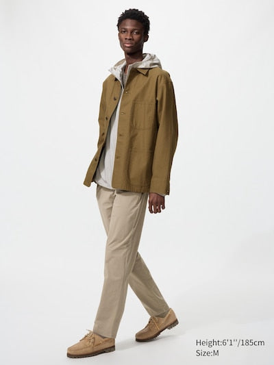 UNIQLO Men's Ultra Stretch Active Tapered Trousers - 32 BEIGE