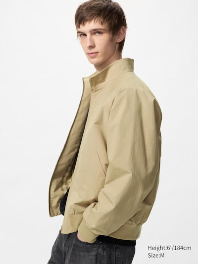 UNIQLO Men's Harrington Jacket - 32 BEIGE