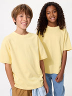 UNIQLO Kids' AIRism Cotton Crew Neck T-Shirt - 41 YELLOW