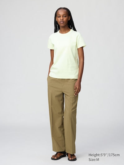 UNIQLO Women's Crew Neck T-Shirt - 00 WHITE