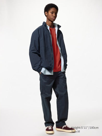 UNIQLO Soft Brushed Crew Neck T-Shirt (Long Sleeve) - 69 NAVY