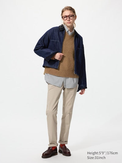 UNIQLO Men's Slim Chino Trousers - 69 NAVY