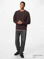 UNIQLO 100% Cashmere Crew Neck Jumper - 72 PURPLE