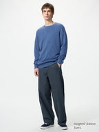 UNIQLO Men's 100% Cashmere Crew Neck Jumper - 07 GREY