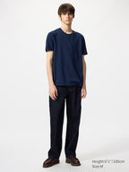 UNIQLO Unisex 100% Supima Cotton T-Shirt - 69 NAVY