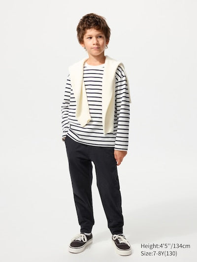 UNIQLO Kids' Ultra Stretch Active Joggers - 09 BLACK