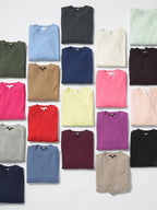 UNIQLO 100% Cashmere Crew Neck Jumper - 50 LIGHT GREEN