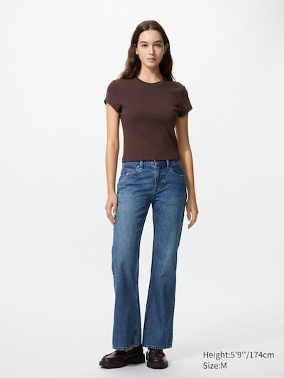UNIQLO Women's Mini T-Shirt - 09 BLACK