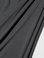 UNIQLO Women's HEATTECH Crew Neck T-Shirt (Long Sleeve) - 09 BLACK