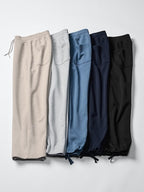 UNIQLO Unisex Sweat Wide Trousers - 69 NAVY