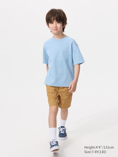 UNIQLO Kids' AIRism Cotton Crew Neck T-Shirt - 11 PINK