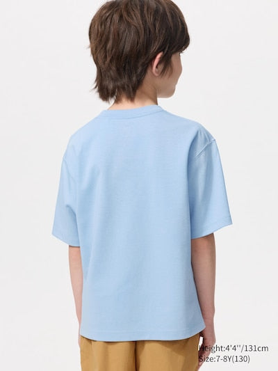 UNIQLO Kids' AIRism Cotton Crew Neck T-Shirt - 00 WHITE