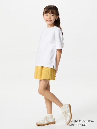 UNIQLO Kids' AIRism Cotton Crew Neck T-Shirt - 15 RED
