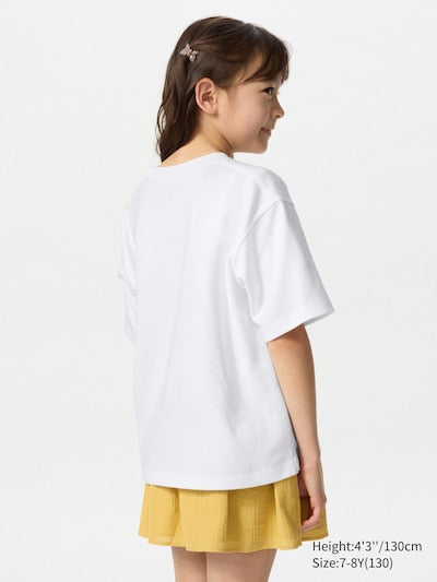 UNIQLO Kids' AIRism Cotton Crew Neck T-Shirt - 11 PINK