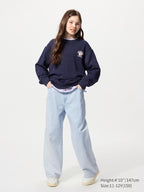 UNIQLO Kids' Wide Straight Jeans - 65 BLUE