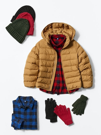 UNIQLO Kids' PUFFERTECH Washable Parka - 71 PURPLE