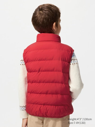 UNIQLO Kids' PUFFERTECH Washable Vest - 01 OFF WHITE