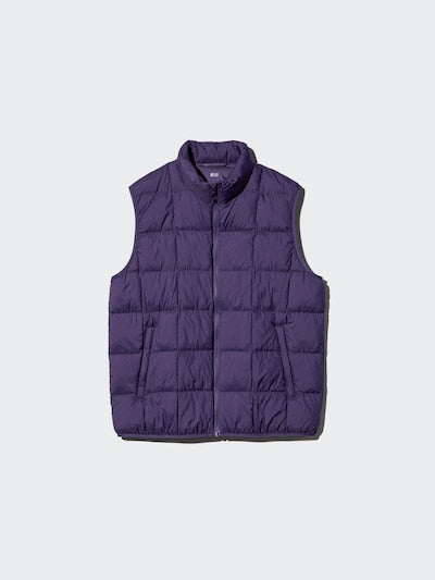 UNIQLO Men's PUFFERTECH Vest - 08 DARK GREY