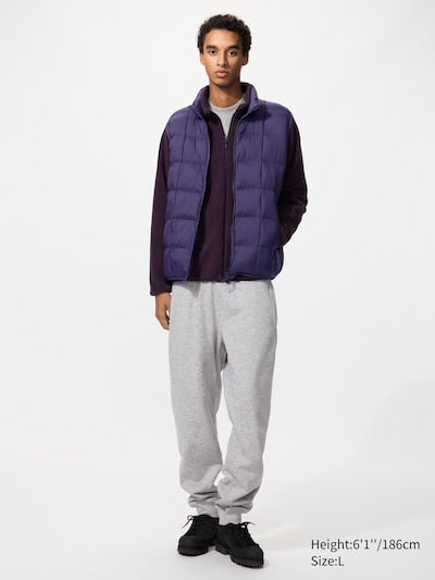 UNIQLO Men's PUFFERTECH Vest - 08 DARK GREY