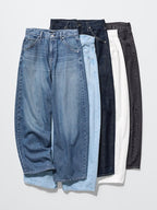 UNIQLO Baggy Barrel Leg Jeans - 08 DARK GREY