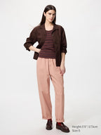 UNIQLO Unisex Stretch Easy Ankle Trousers - 31 BEIGE