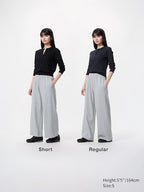 UNIQLO Women's Wide Sweat Trousers - 01 OFF WHITE