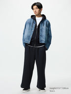 UNIQLO Women's Wide Sweat Trousers - 01 OFF WHITE