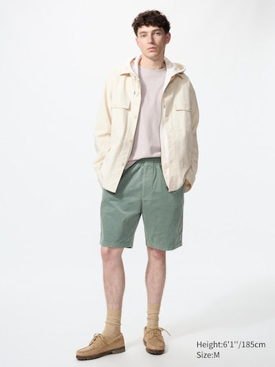 UNIQLO Corduroy Easy Shorts - 32 BEIGE