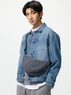 UNIQLO Unisex Round Mini Shoulder Bag - 59 DARK GREEN