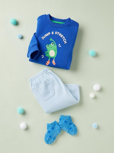 UNIQLO Babies' Ultra Stretch Sweatshirt - 03 GREY