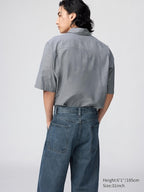 UNIQLO Men's Barrel Leg Jeans - 30 NATURAL