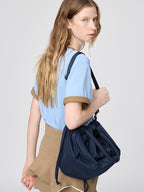UNIQLO Unisex Drawstring Bag - 09 BLACK